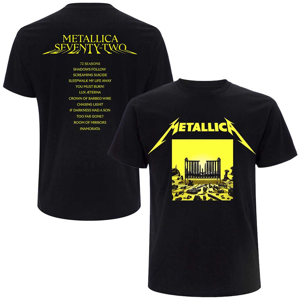 METALLICA - (結成 45周年 ) - 72 Seasons Squared Cover / バックプリントあり